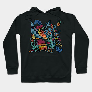 Deep Ocean Pirate's Treasure Hoodie